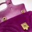 Gucci GG Marmont Mini Matelassé Shoulder Bag 446744 Velvet Purple