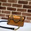Gucci GG Marmont Mini Matelassé Shoulder Bag 446744 Diagonal Leather Brown