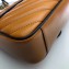 Gucci GG Marmont Mini Matelassé Shoulder Bag 446744 Diagonal Leather Brown