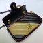 Gucci GG Marmont Mini Matelassé Shoulder Bag 446744 Diagonal Leather Beige/Black