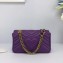 Gucci GG Marmont Mini Matelassé Shoulder Bag 446744 Leather Purple