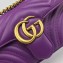 Gucci GG Marmont Mini Matelassé Shoulder Bag 446744 Leather Purple