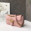 Gucci GG Marmont Small Matelassé Shoulder Bag 443497 Leather Pink