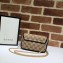 Gucci GG Marmont Matelassé Super Mini Shoulder Bag 574969/476433 Diagonal GG Canvas