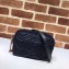 Gucci GG Marmont Mini Matelassé Shoulder Camera Bag 448065 Velvet Black