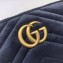 Gucci GG Marmont Mini Matelassé Shoulder Camera Bag 448065 Velvet Black