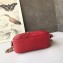 Gucci GG Marmont Mini Matelassé Shoulder Camera Bag 448065 Leather Red