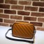 Gucci GG Marmont Mini Matelassé Shoulder Camera Bag 448065 Diagonal Leather Brown