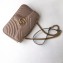 Gucci GG Marmont Small Matelassé Shoulder Bag 443497 Leather Nude
