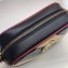Gucci GG Marmont Mini Matelassé Shoulder Camera Bag 448065 Diagonal Leather Beige/Black