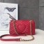 Gucci GG Marmont Small Matelassé Shoulder Bag 443497 Leather Red