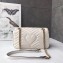 Gucci GG Marmont Small Matelassé Shoulder Bag 443497 Leather White