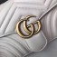 Gucci GG Marmont Small Matelassé Shoulder Bag 443497 Leather White