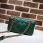 Gucci GG Marmont Mini Matelassé Shoulder Bag 446744 Leather Green