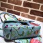 Gucci GG Marmont Mini Matelassé Shoulder Bag 446744 Leather Garden Sky Blue