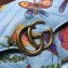 Gucci GG Marmont Mini Matelassé Shoulder Bag 446744 Leather Garden Sky Blue