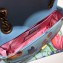 Gucci GG Marmont Mini Matelassé Shoulder Bag 446744 Leather Garden Sky Blue