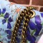 Gucci GG Marmont Mini Matelassé Shoulder Bag 446744 Leather Garden Sky Blue