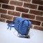 Gucci GG Marmont Mini Matelassé Shoulder Camera Bag 448065 Leather Sky Blue