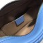 Gucci GG Marmont Mini Matelassé Shoulder Camera Bag 448065 Leather Sky Blue