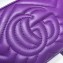 Gucci GG Marmont Mini Matelassé Shoulder Camera Bag 448065 Leather Purple