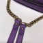 Gucci GG Marmont Mini Matelassé Shoulder Camera Bag 448065 Leather Purple