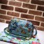 Gucci GG Marmont Mini Matelassé Shoulder Camera Bag 448065 Leather Garden Sky Blue