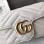 Gucci GG Marmont Matelassé Super Mini Shoulder Bag 476433 Leather White
