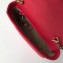 Gucci GG Marmont Matelassé Super Mini Shoulder Bag 476433 Leather Red
