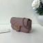 Gucci GG Marmont Matelassé Super Mini Shoulder Bag 476433 Leather Nude Pink