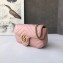 Gucci GG Marmont Matelassé Super Mini Shoulder Bag 476433 Leather Pink