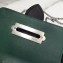 Prada Cahier Studded Calf Leather Bag 1BL004 Black/Green 2018