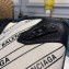 Balenciaga All Over Logo Canvas Classic City Medium Bag Creamy