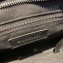 Balenciaga All Over Logo Canvas Classic City Small Bag Black