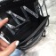 Balenciaga Explorer Pouch Strap Small Crossbody Phone Bag Leather All Over Logo Monogram Black