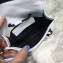 Balenciaga Explorer Pouch Strap Small Crossbody Phone Bag Leather Graffiti White