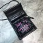 Balenciaga Explorer Pouch Strap Small Crossbody Phone Bag Leather Graffiti Black/Multicolor