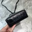 Balenciaga North-South Mini Shopping Phone Holder Bag Crocodile embossed Black