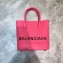 Balenciaga Ville Tote XXS Handle Bag Fuchsia