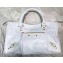 Balenciaga Classic City Medium Bag White/Gold