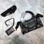 Balenciaga Classic Mini City Bag Black/Metallic Gold
