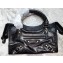 Balenciaga Classic Mini City Bag Black/Metallic Silver