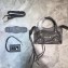Balenciaga Classic Mini City Bag Dark Gray/Gold