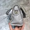 Balenciaga Classic Mini City Bag Pale Gray/Gold