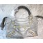 Balenciaga Classic Mini City Bag Pale Gray/Metallic Gold