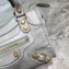 Balenciaga Classic Mini City Bag Pale Gray/Metallic Gold
