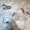 Balenciaga Classic Mini City Bag Pale Gray/Metallic Silver