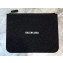 Balenciaga Everyday Logo Pouch Clutch Medium Bag Glitter Black