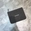 Balenciaga Everyday Logo Pouch Clutch Medium Bag Glitter Gray