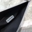 Balenciaga Everyday Logo Pouch Clutch Medium Bag Glitter Silver
